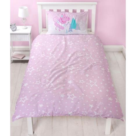 Peppa Pig Sugarplum Reversible Single Duvet Bedding Set Extra Image 1